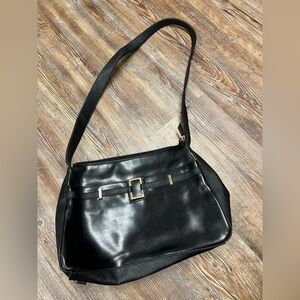 Black vintage Y2K Liz Claiborne shoulder bag